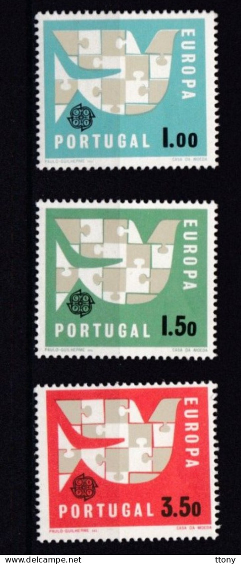 3 Timbres  Neufs **  Portugal  Europa CEPT  Année 1963 - 1963