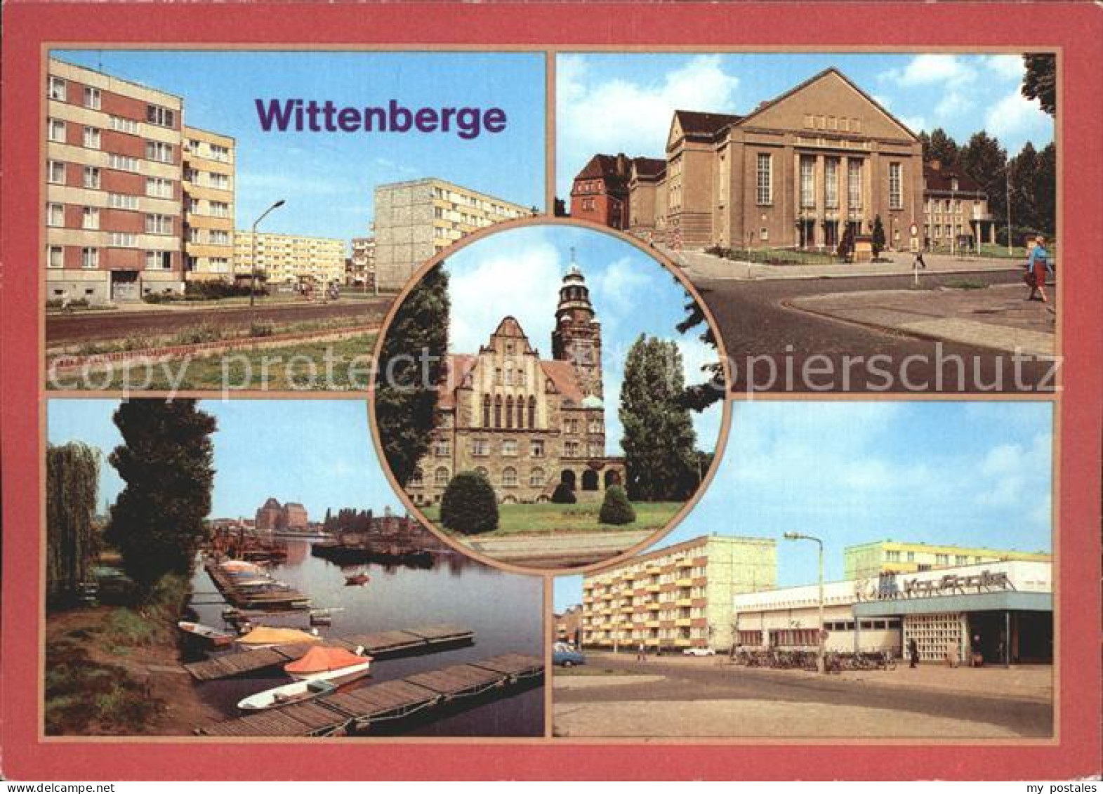 72315077 Wittenberge Prignitz Perleberger Str Kulturhaus Hafen HO Kaufhalle Rath - Wittenberge