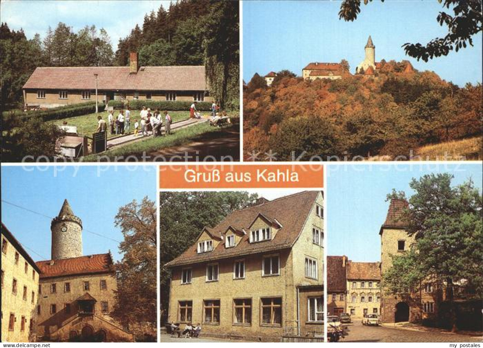 72315069 Kahla Elster Leuchtenburg Innenhof FDGB Erholungsheim Jaques Decour Kar - Plessa