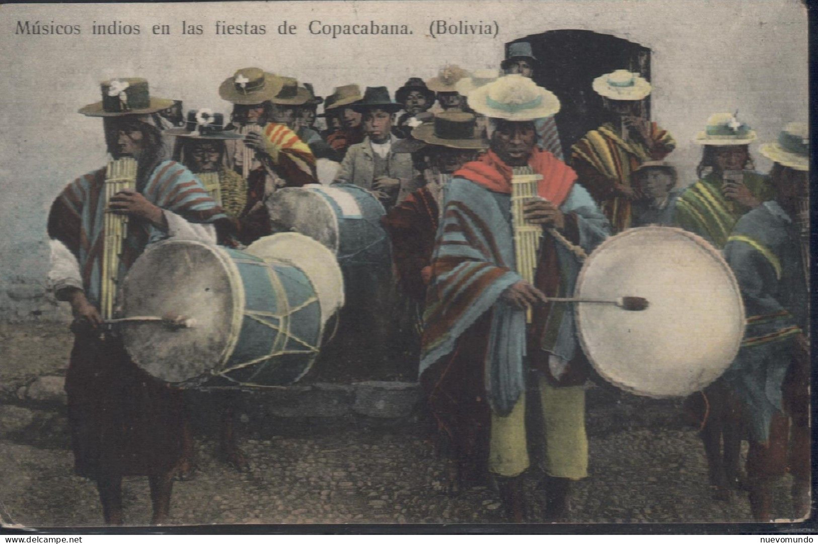 Copacabana.Musicos Indios En Las Fiestas De Copacabana.Editor González Y Medina - Bolivie