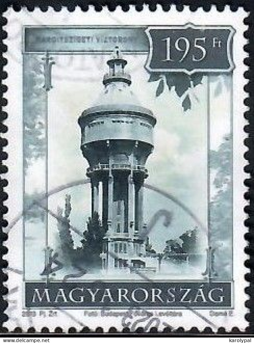 Hungary, 2013, Used, Water Tower On Margaret Island,, Mi. Nr.5601, - Used Stamps