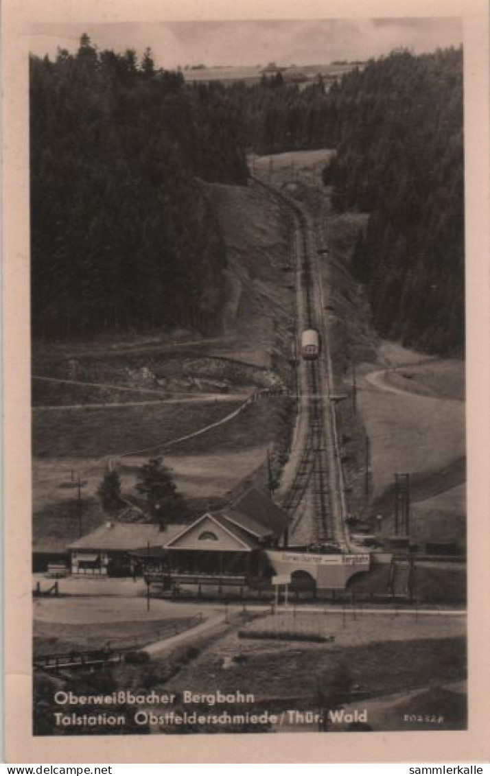 76189 - Oberweissbach - Bergbahn, Talstation - 1957 - Oberweissbach