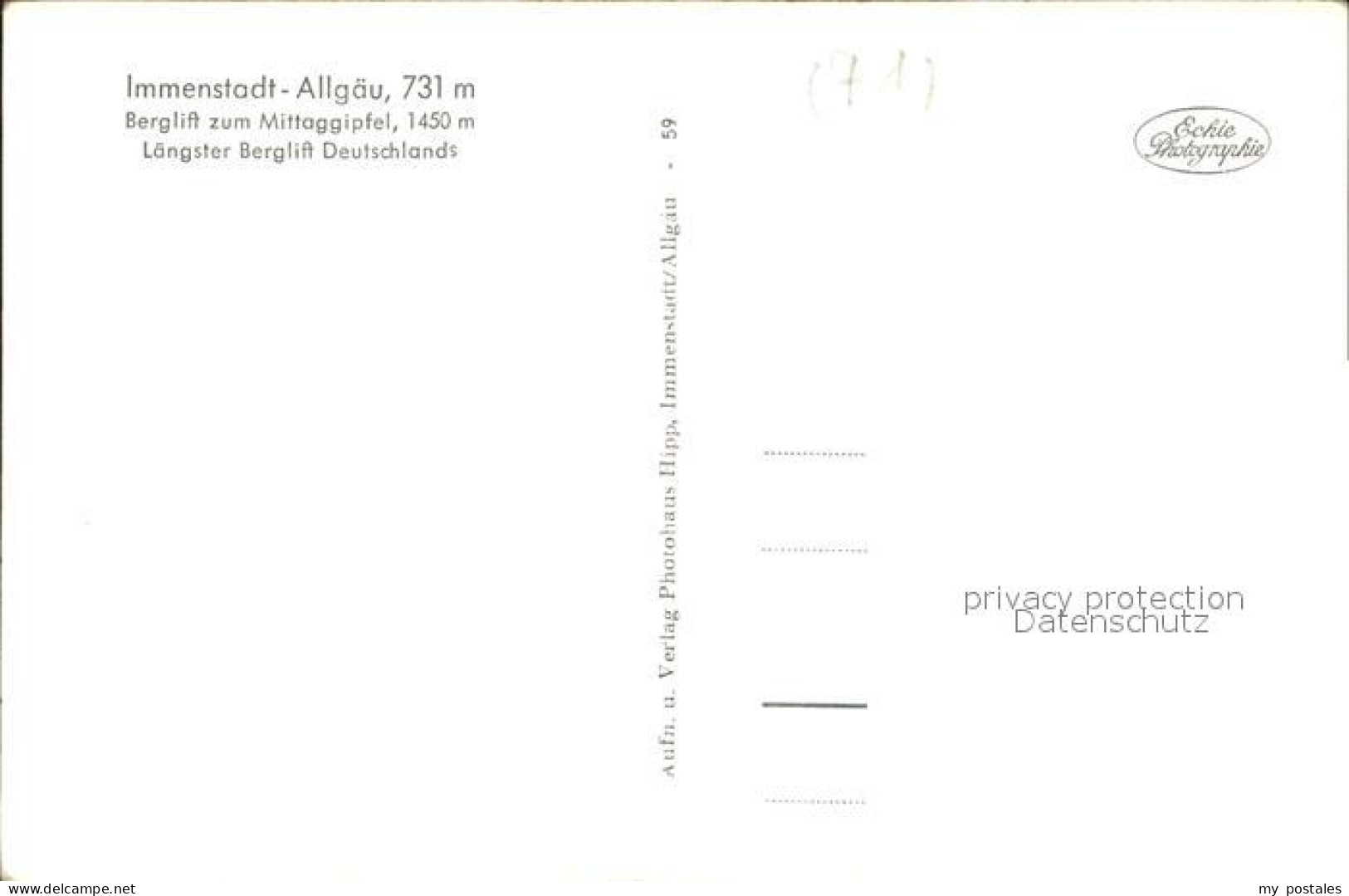 72314882 Immenstadt Allgaeu Marienplatz Berglift  Immenstadt - Immenstadt