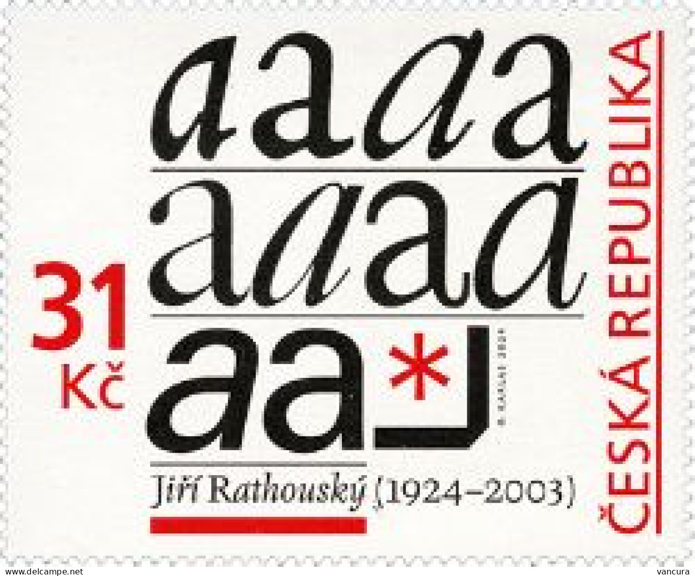 1256 Czech Republic Work Of Art J. Rathousky 2024 - Modernos