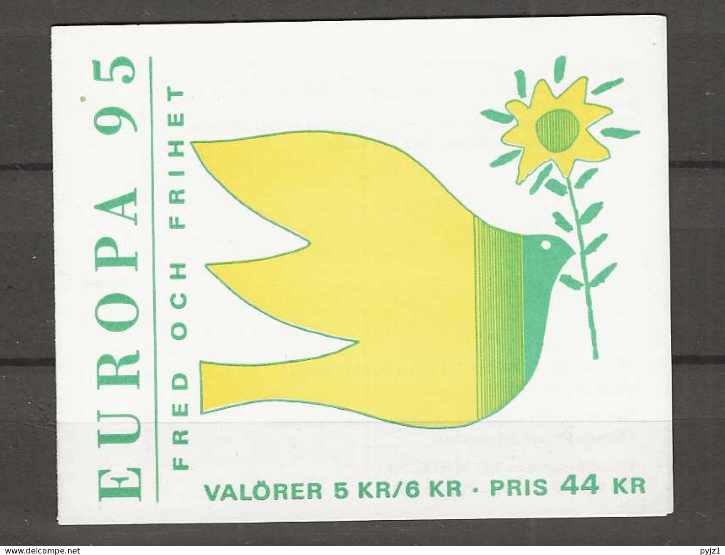 1995 MNH Sweden Booklet Postfris** - 1995