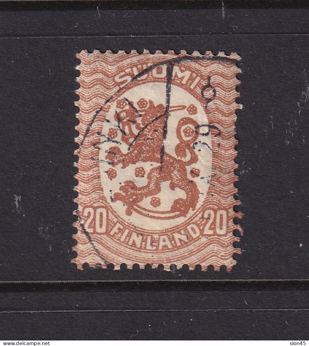 Finland 1927 20p Brown Wmk 208 Used Sc 143  15976 - Gebraucht