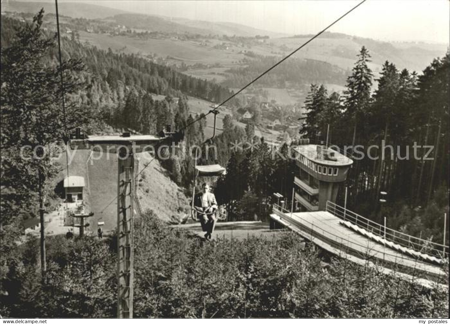 72314300 Klingenthal Vogtland Grosse Aschbergschanze Sessellift Skispringen Klin - Klingenthal