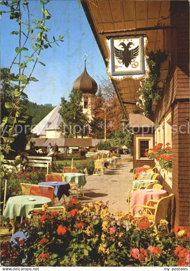 72314241 Hinterzarten Hotel Restaurant Adler Terrasse Pfarrkirche Hinterzarten - Hinterzarten