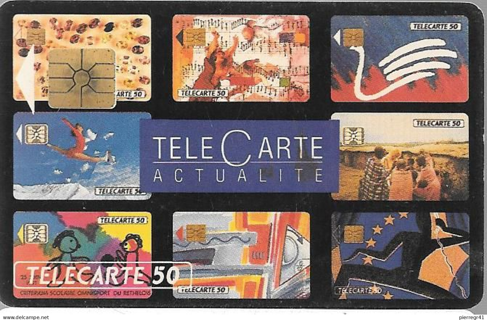 CARTE²°-PUBLIC-F273-SO2-TELECARTE ACTUALITE- V° N°A 244367-10000Ex-UTILISE- TBE/RARE - 1992