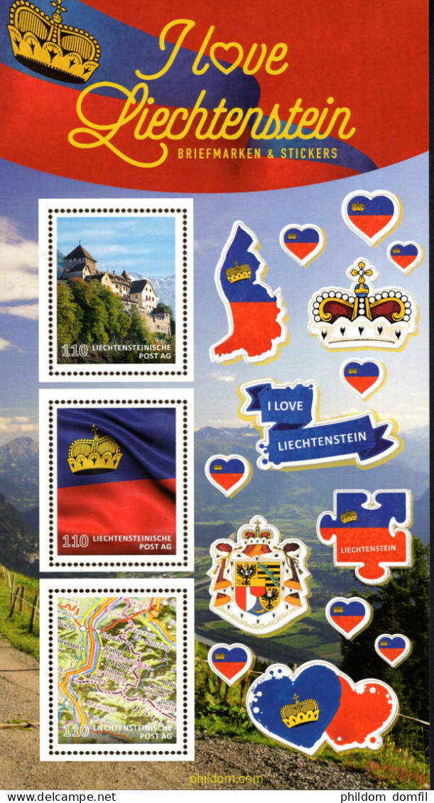 699479 MNH LIECHTENSTEIN 2022 BLOQUE ESPECIAL - I LOVE LIECHTENSTEIN - Ungebraucht