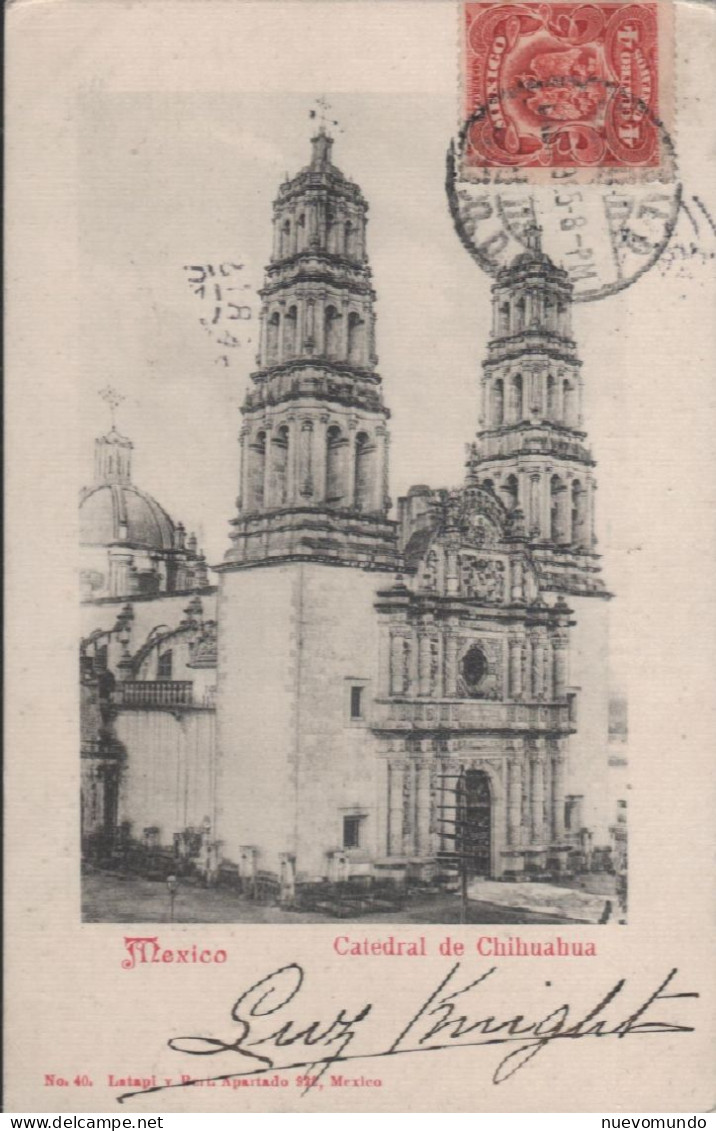 Chihuahua.Catedral.Editor Latapi Y Bert - Mexique