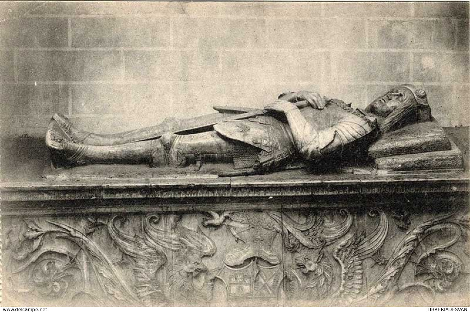 Postal Toledo. Catedral. Interior. Capilla De San Ildefonso. Estatua De D. Iñigo Carrillo De Mendoza No. 17 - Sonstige & Ohne Zuordnung