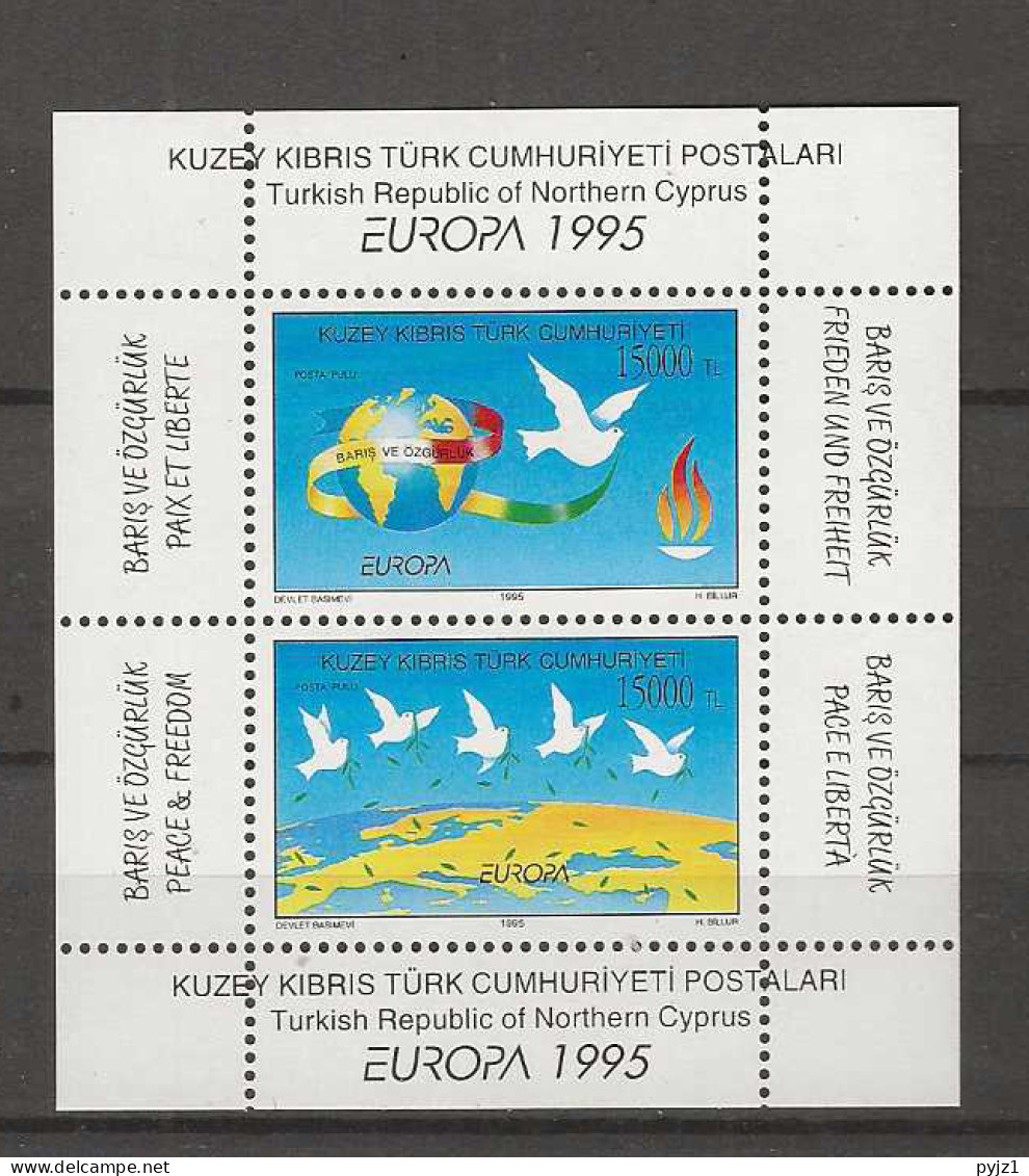 1995 MNH Cept Cyprus Turkish Block - 1995