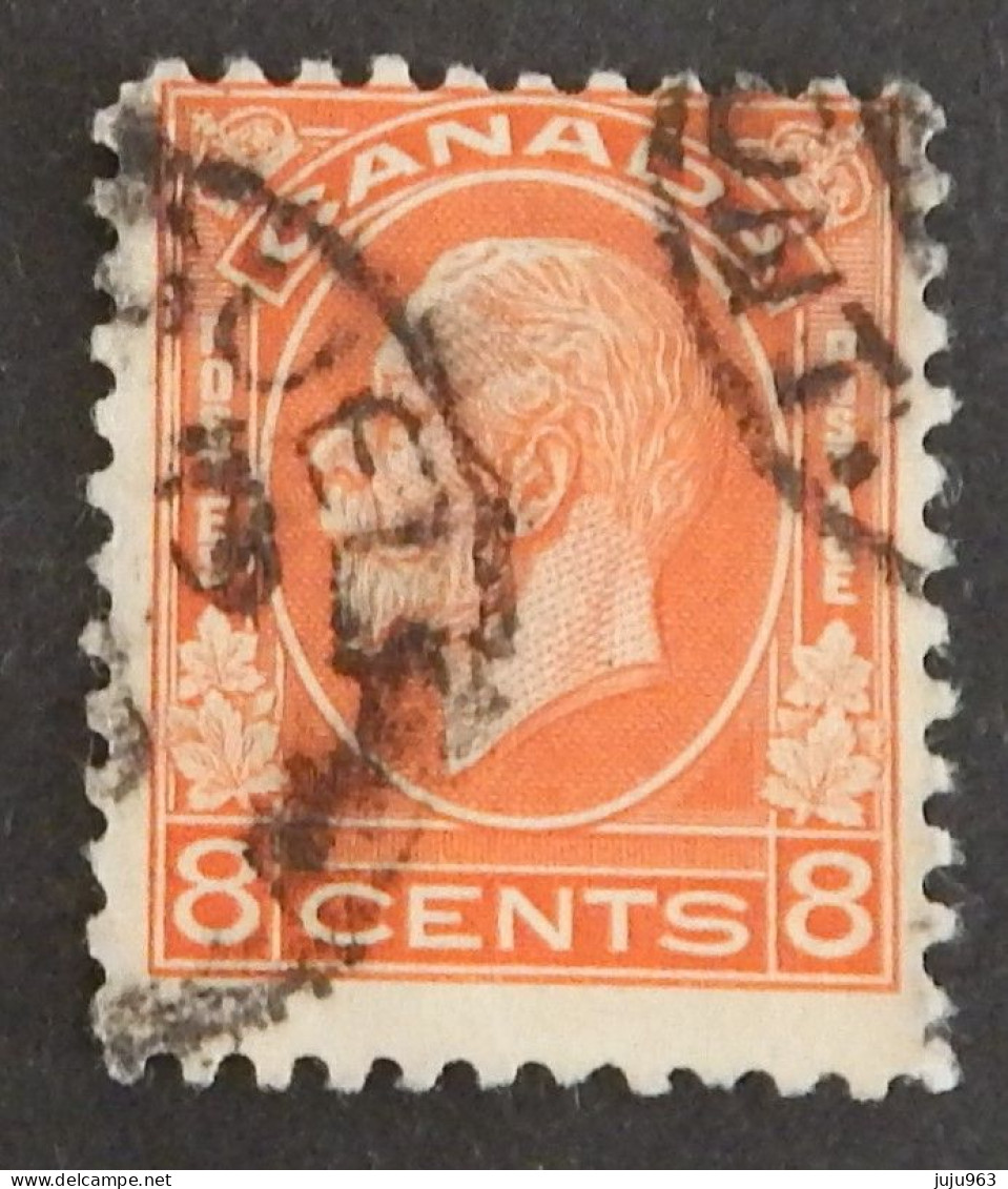 CANADA YT 166 OBLITÉRÉ "GEORGE V" ANNÉES 1932/1933 - Usati