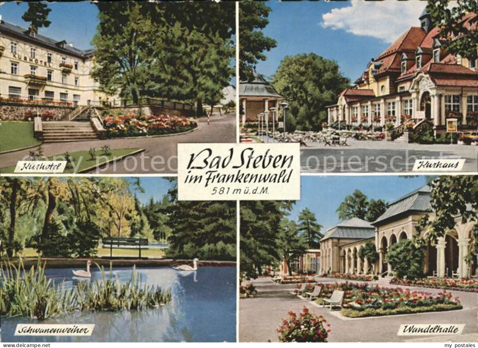 72313474 Bad Steben Kurhaus Wandelhalle Kurhotel Schwanenweiher  Bad Steben - Bad Steben