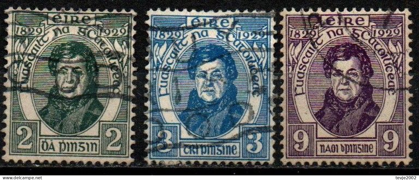 Irland Eire 1929 - Mi.Nr. 52 - 54 - Gestempelt Used - Used Stamps