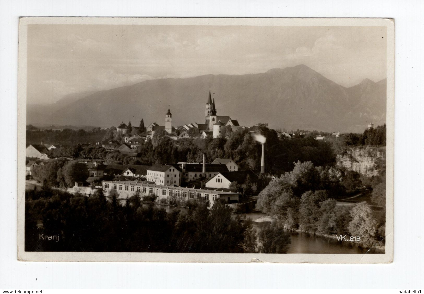 1929? KINGDOM OF SHS,SLOVENIA,KRANJ,POSTCARD,USED TO MELENCI - Yougoslavie