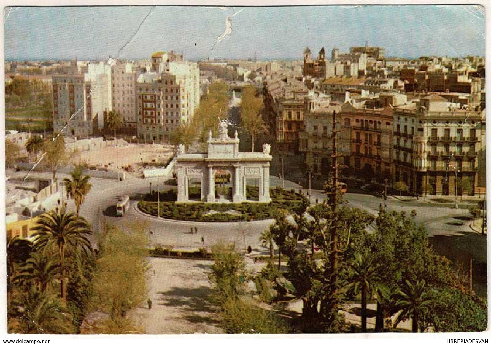 Postal Valencia. Plaza Del Marqués De Estella No. 31 - Autres & Non Classés