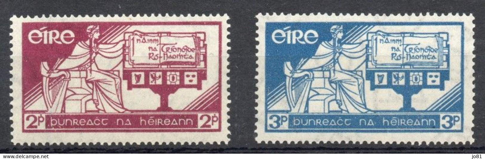 Irlande YT 71-72 Neuf Avec Charnière X MH - Unused Stamps