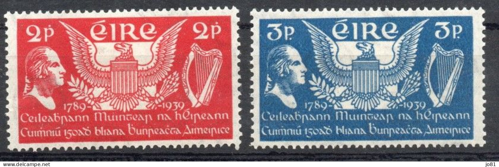 Irlande YT 75-76 Neuf Avec Charnière X MH - Unused Stamps