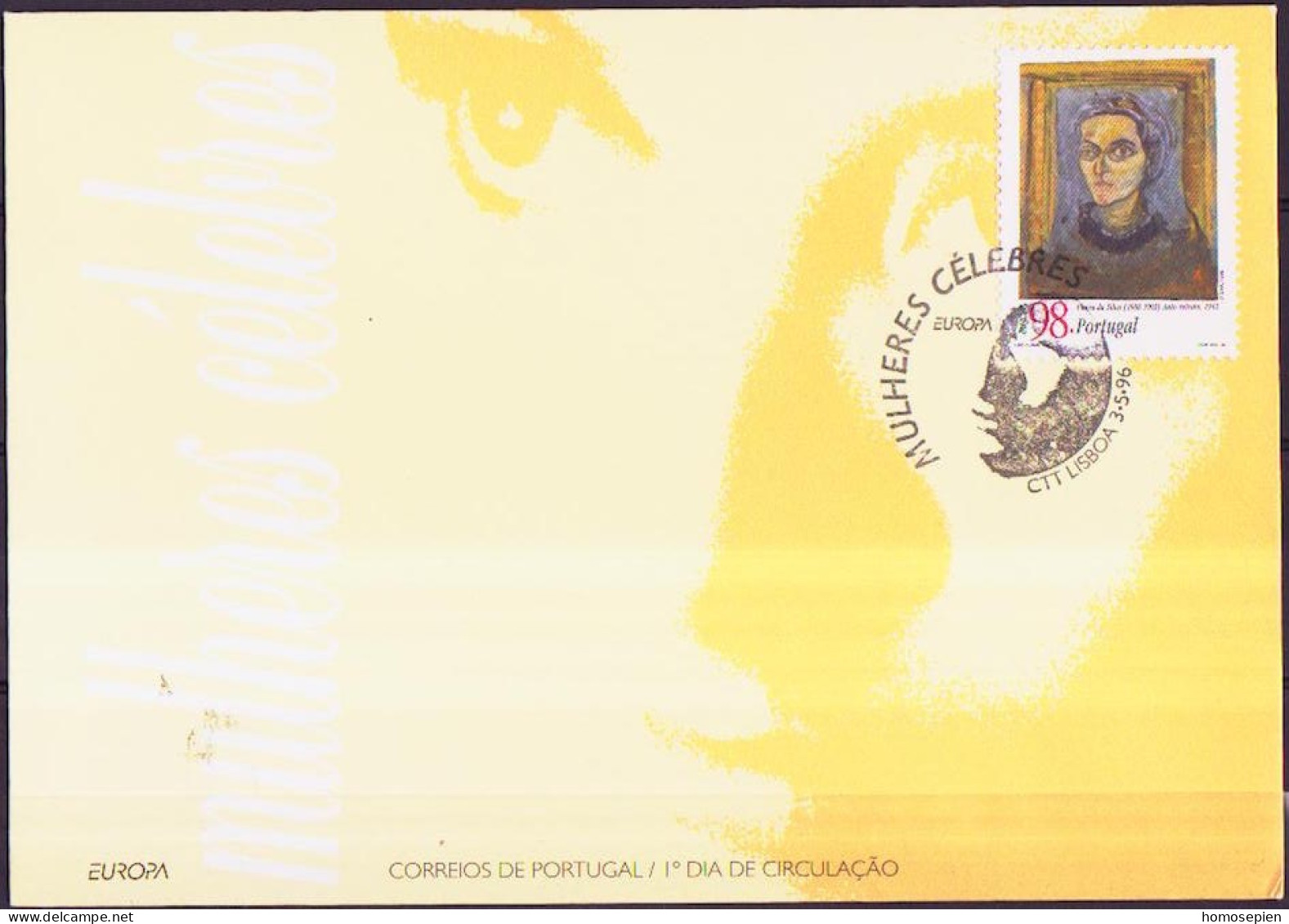 Europa CEPT 1996 Portugal FDC Y&T N°2101 - Michel N°2123A  - 98e EUROPA - 1996