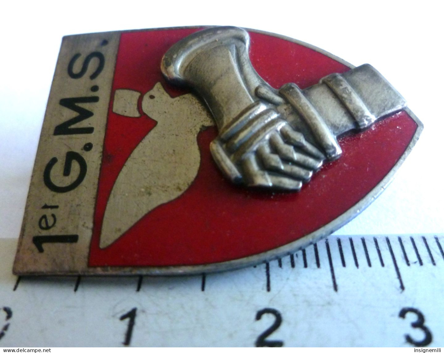 INSIGNE 1° GMS , Groupe Missiles Stratégiques - Sans Fabricant - Luftwaffe