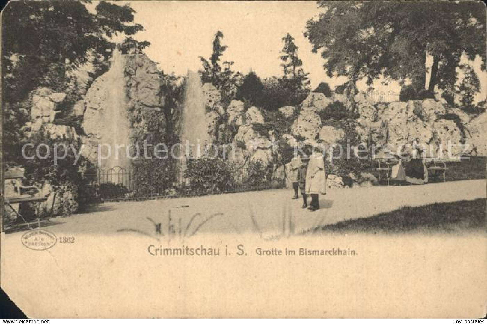 72312877 Crimmitschau Grotte Im Bismarckhain Crimmitschau - Crimmitschau