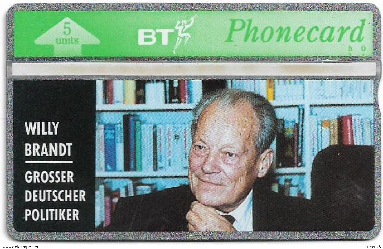 UK - BT - L&G - BTO-013 - Willy Brandt - 271E - 5U, 11.1992, 10.000ex, Mint - BT Übersee