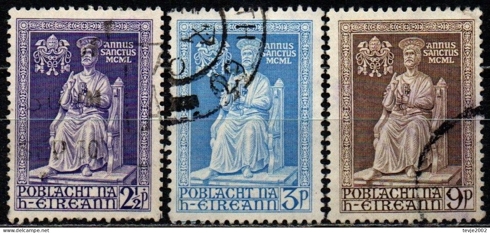 Irland Eire 1950 - Mi.Nr. 111 - 113 - Gestempelt Used - Gebraucht
