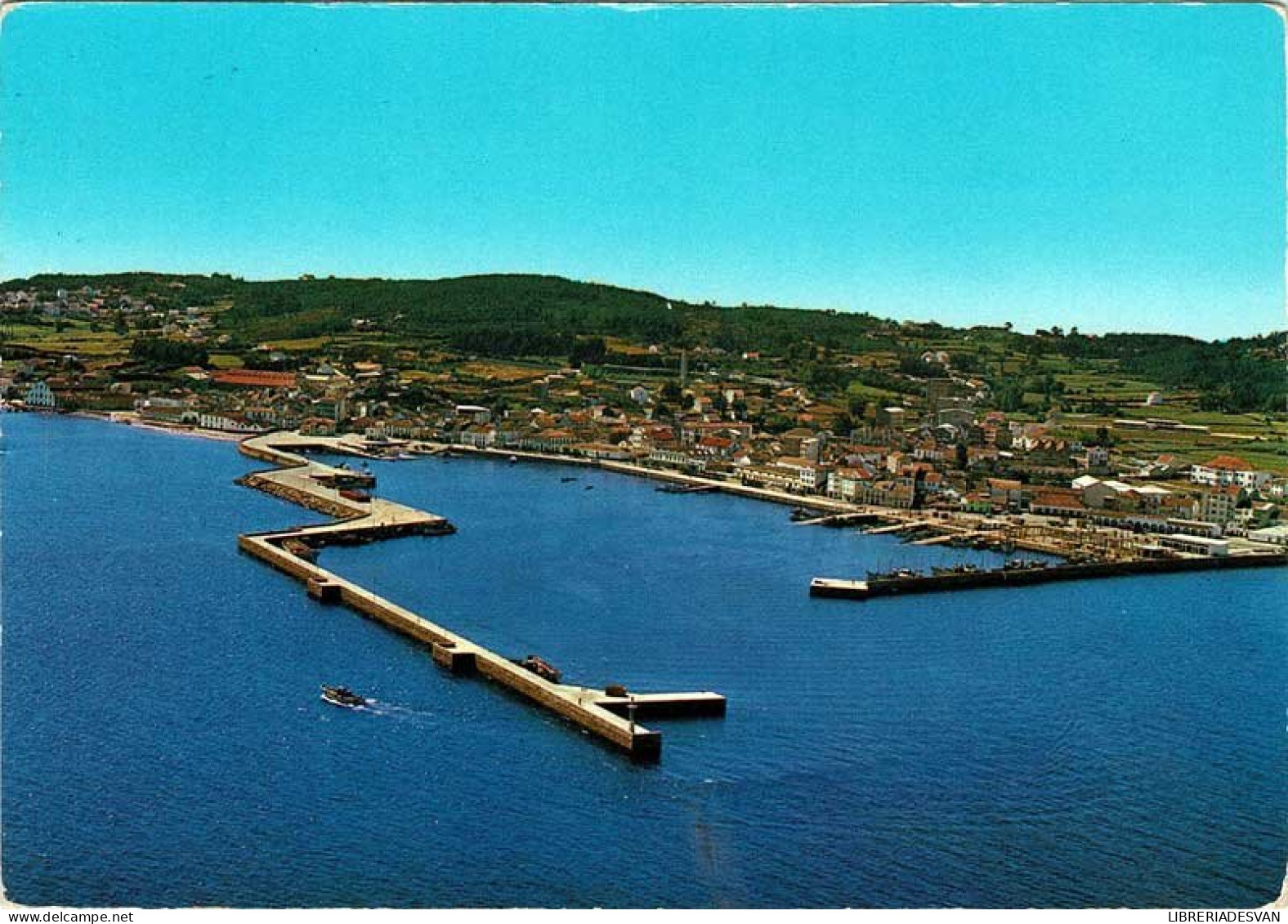 Postal Pontevedra. La Coruña. Santa Eugenia De Riveira. Vista Aérea No. 557 - Sonstige & Ohne Zuordnung