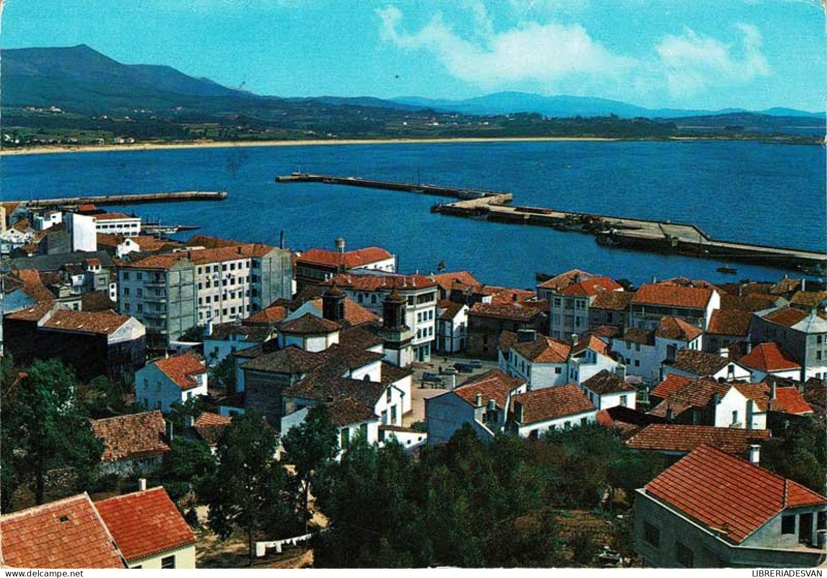 Postal Pontevedra. La Coruña. Santa Eugenia De Ribeira. Vista Panorámica Del Puerto No. 6 - Autres & Non Classés