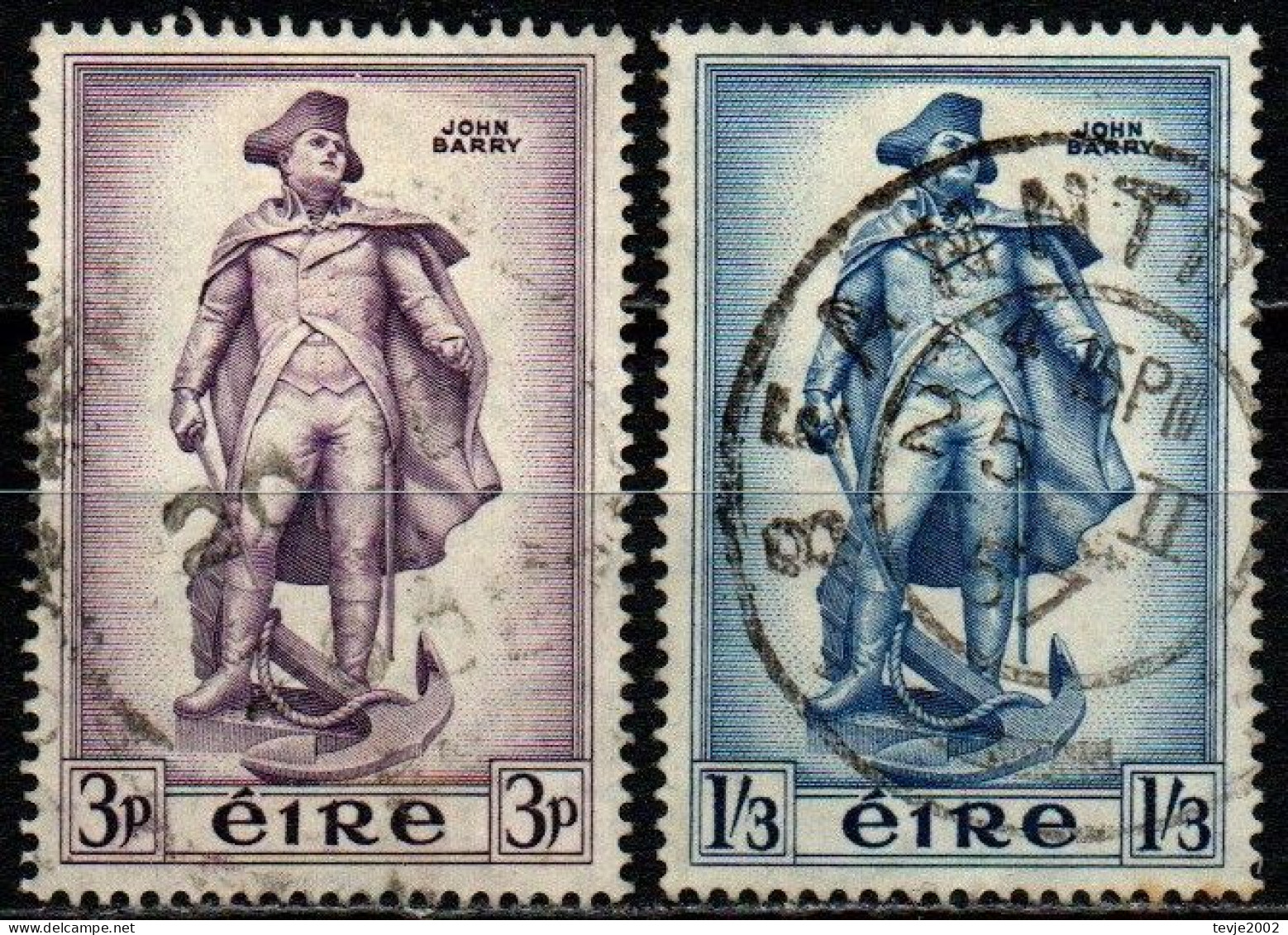 Irland Eire 1956 - Mi.Nr. 126 - 127 - Gestempelt Used - Used Stamps