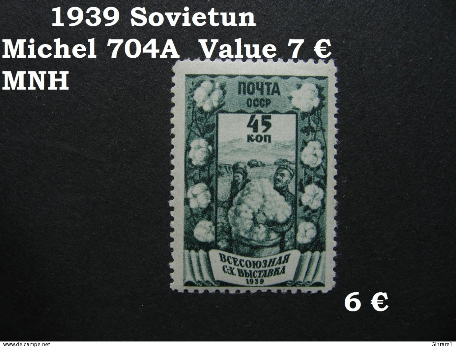 Russia Soviet 1939, Russland Soviet 1939, Russie Soviet 1939, Michel 704A, Mi 704A, MNH   [09] - Unused Stamps