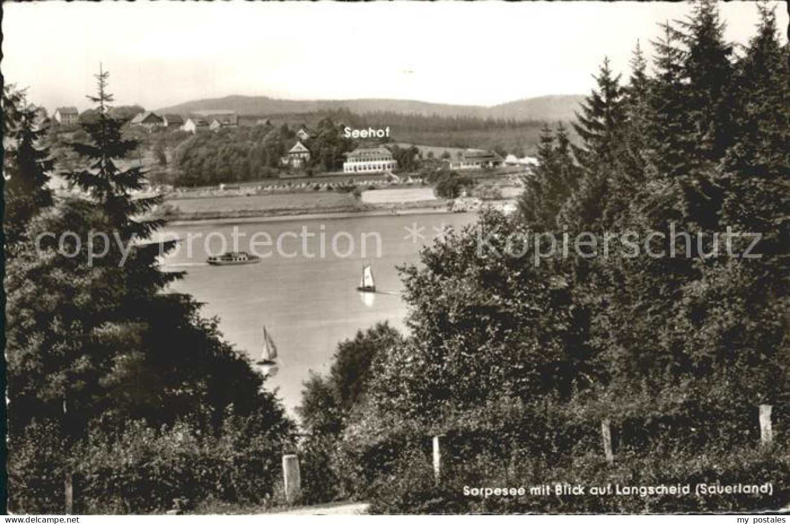 72312753 Langscheid Sorpesee Sopresee Mit Blick Auf Langscheid Sundern (Sauerlan - Sundern