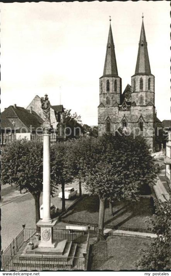 72312709 Duderstadt Sankt Cyriakuskirche Mariensaeule Duderstadt - Duderstadt