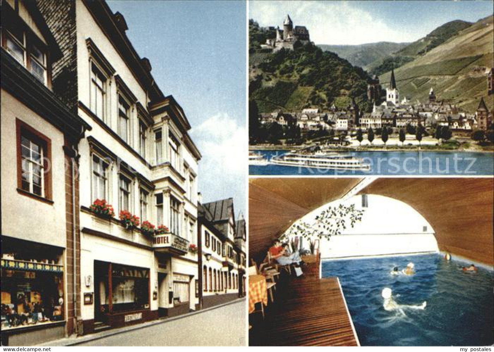 72312480 Bacharach Rhein Hotel Apostelhof Hallenbad Rheinpartie Bacharach - Bacharach