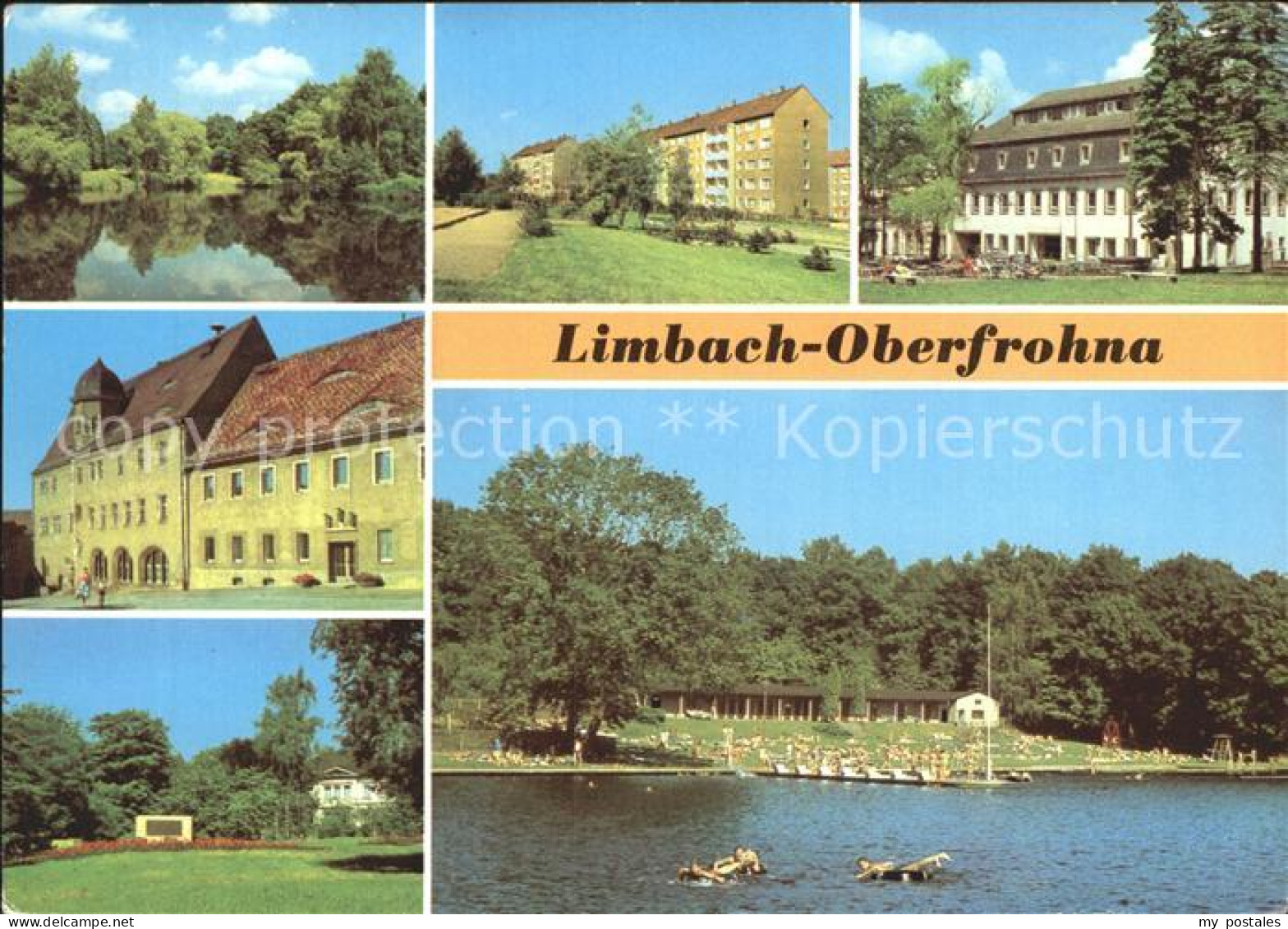 72312445 Oberfrohna Stadtpark Am Hohen Hain Hotel Voelkerfreundschaft Rathaus Pd - Limbach-Oberfrohna
