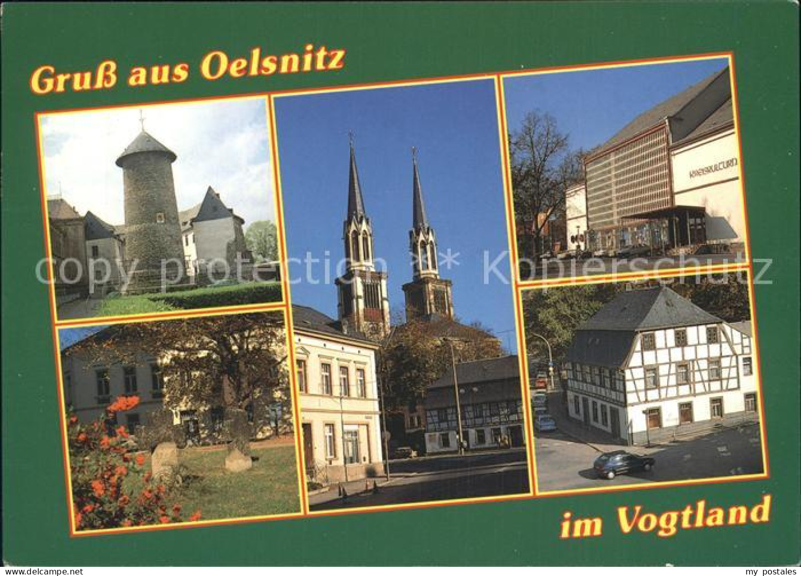 72312422 Oelsnitz Vogtland Schloss Voigtsburg Kulturhaus St Jacobikirche Steinkr - Oelsnitz I. Vogtl.
