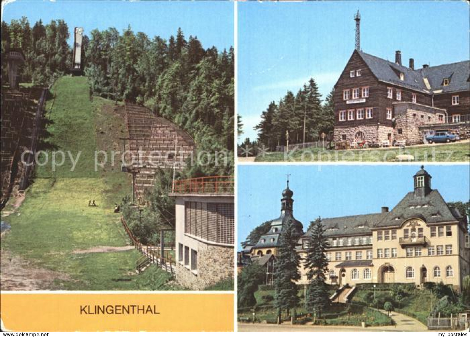 72312421 Klingenthal Vogtland Gr Aschbergschanze Jugendherberge Klement Gottwald - Klingenthal