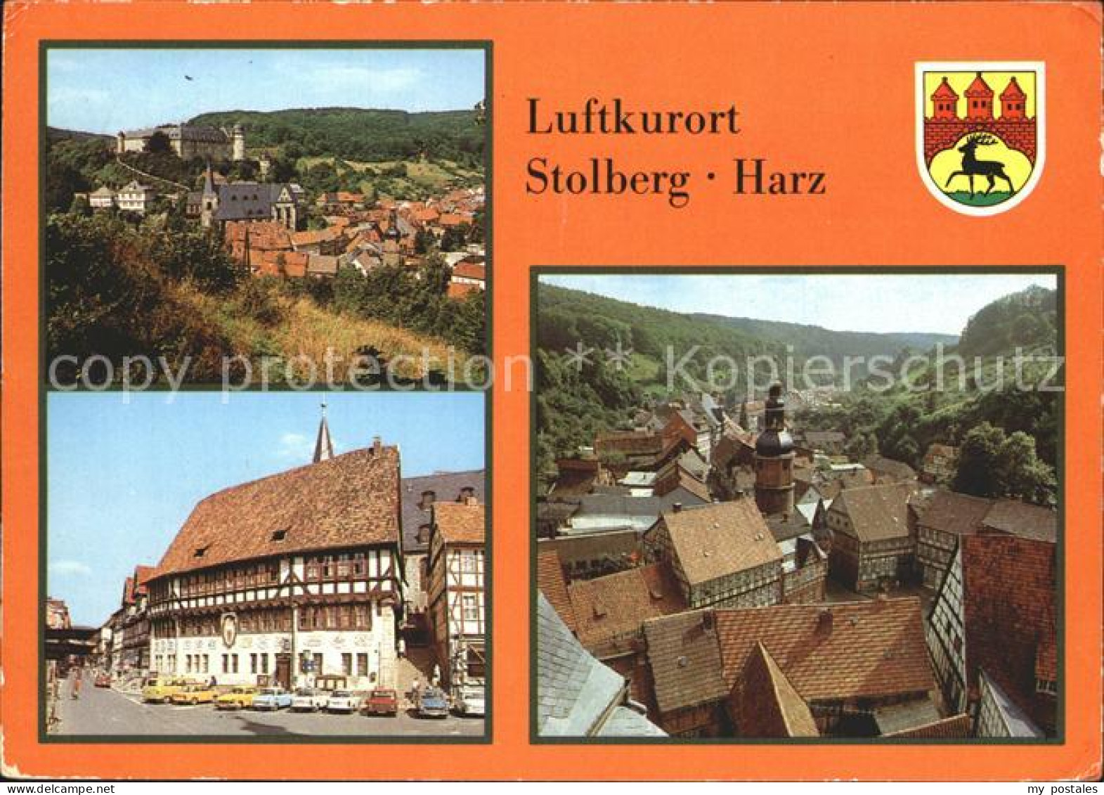 72312408 Stolberg Harz FDGB Erholungsheim Comenius Rathaus Saengerturm Stolberg - Stolberg (Harz)
