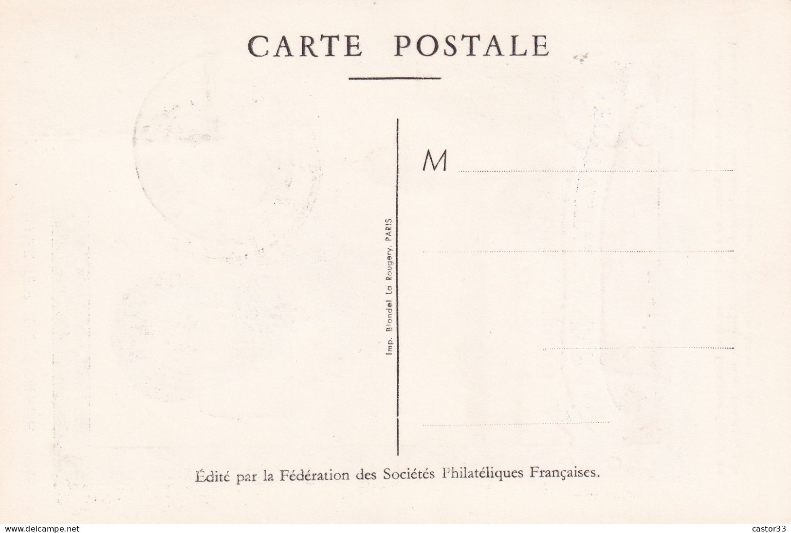Journée Du Timbre 1946 Fouquet De La Varane - Tag Der Briefmarke