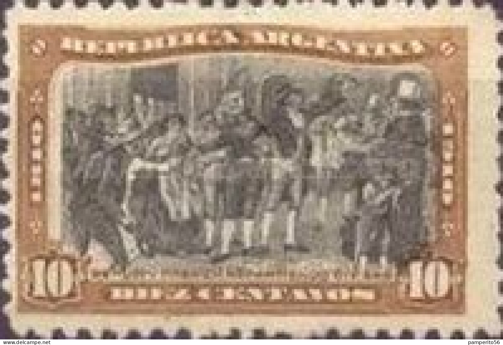 ARGENTINA - AÑO 1910 - Centenario De La Revolución De Mayo De 1.810 - 1.910 - French Y Beruti - Usati