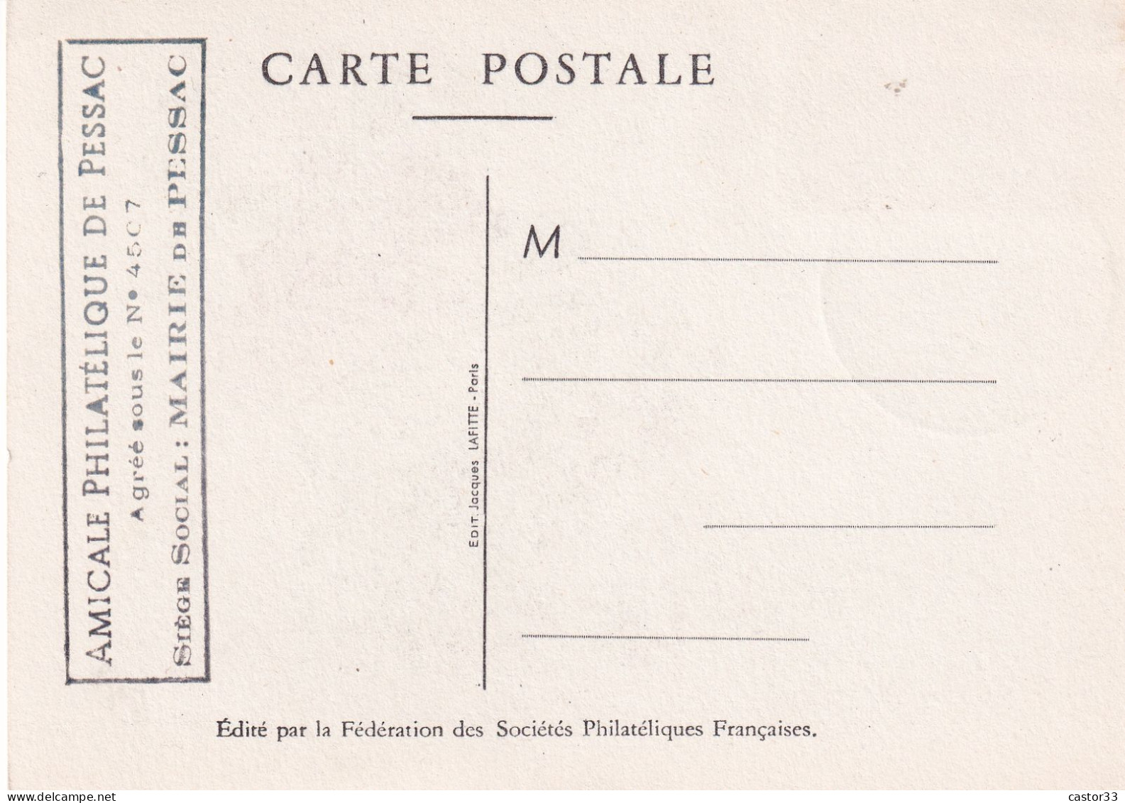 Journée Du Timbre 1948, Etienne Arago - Tag Der Briefmarke