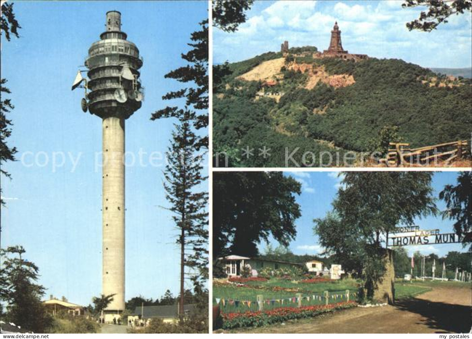 72310720 Kyffhaeuserdenkmal Fersehturm Kulpenberg  Kyffhaeuserdenkmal - Bad Frankenhausen