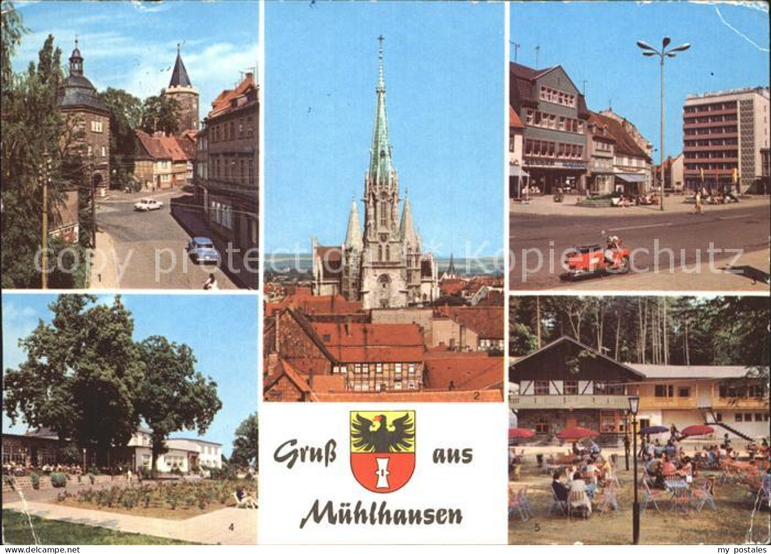 72310691 Muehlhausen Thueringen Thomas Muentzer Stadt Frauentor Rabenturm Marien - Muehlhausen