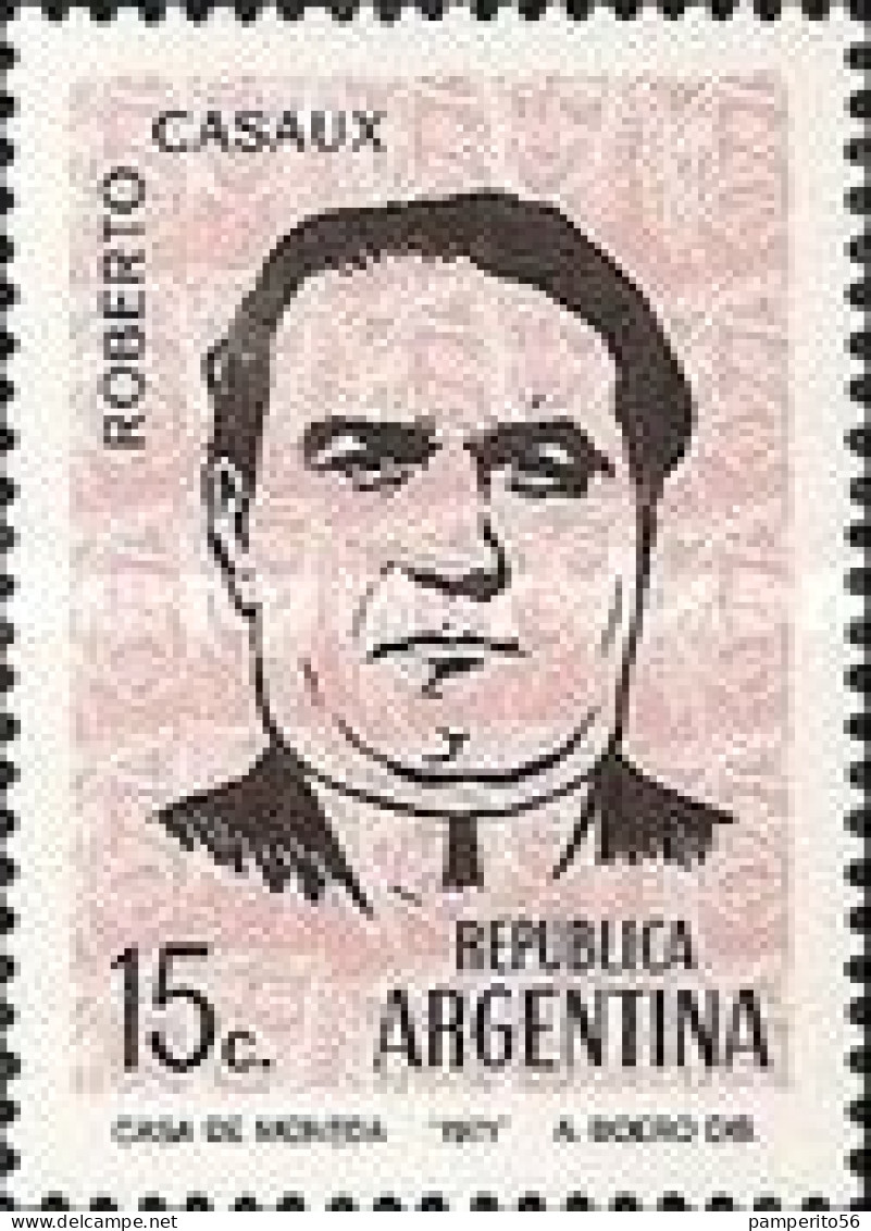 ARGENTINA - AÑO 1971 - Serie Actores Argentinos - Roberto Casaux - Unused Stamps