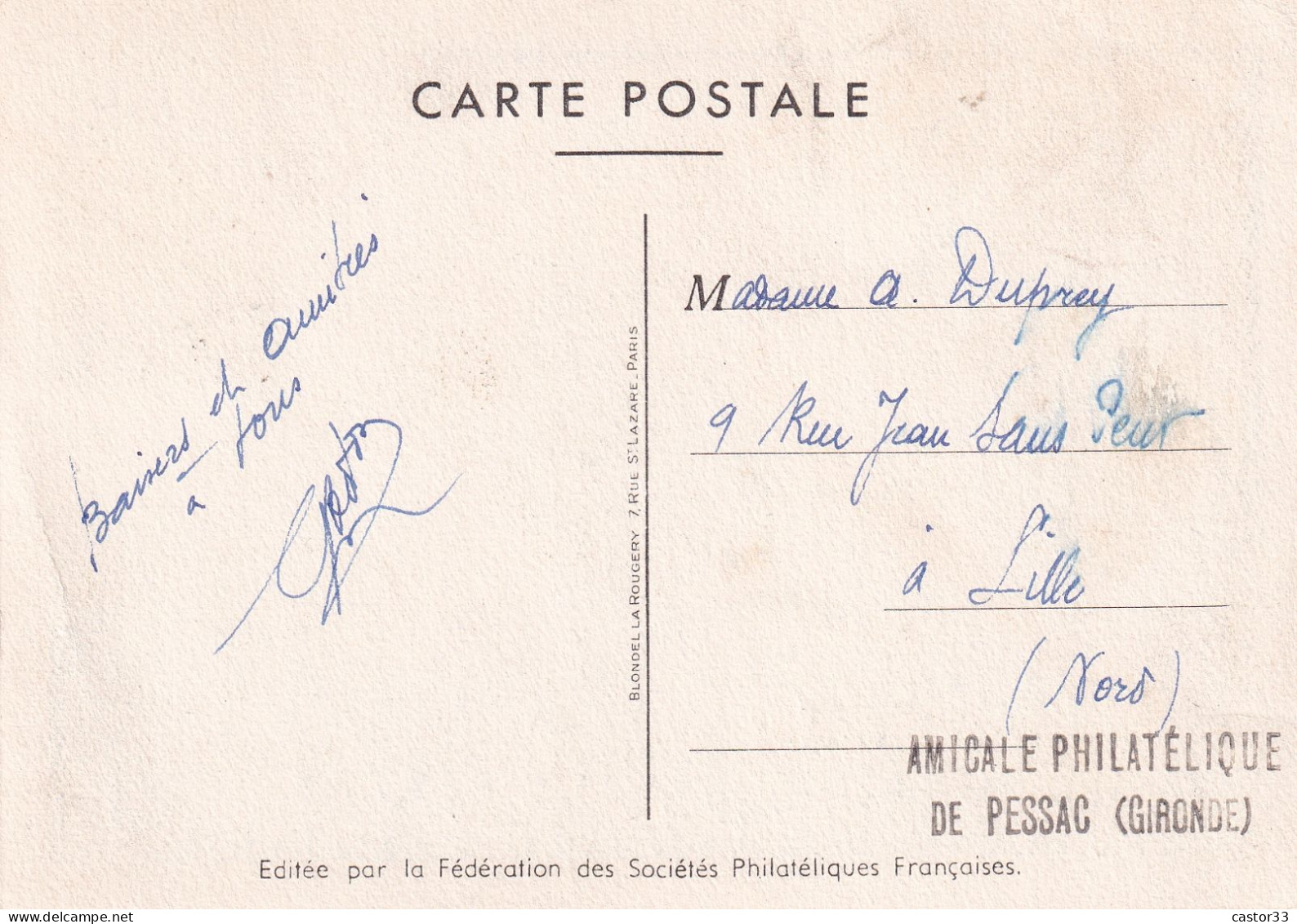 Journée Du Timbre 1950 - Tag Der Briefmarke