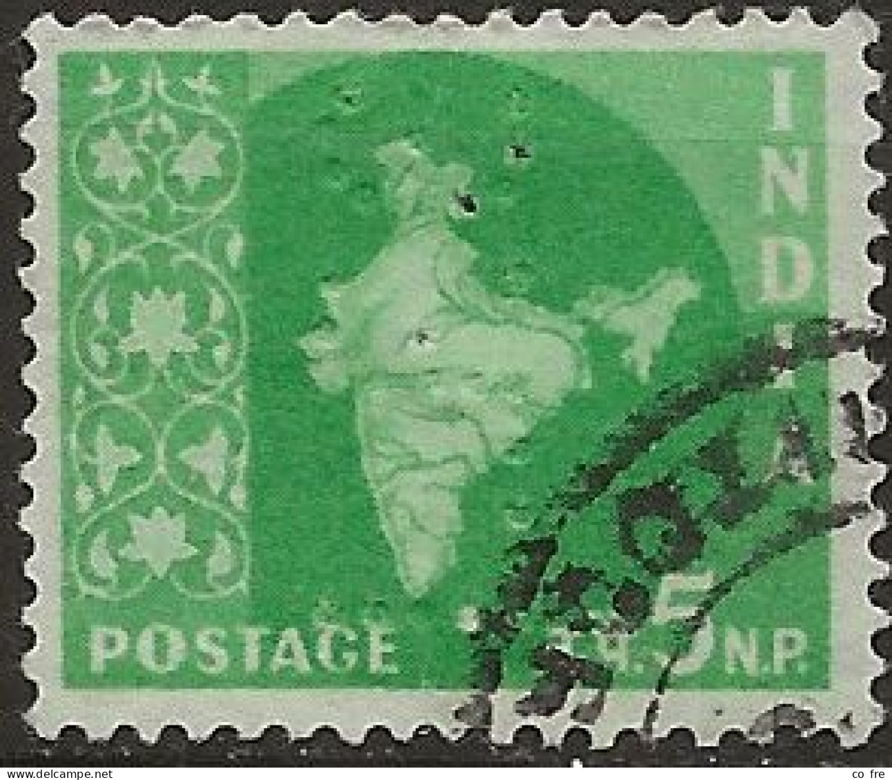 Inde N°98 Perforé (ref.2) - Gebruikt