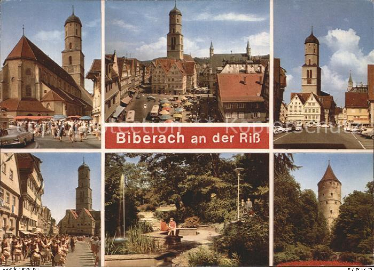 72310317 Biberach Riss Marktplatz Turm Kirche  Biberach - Biberach