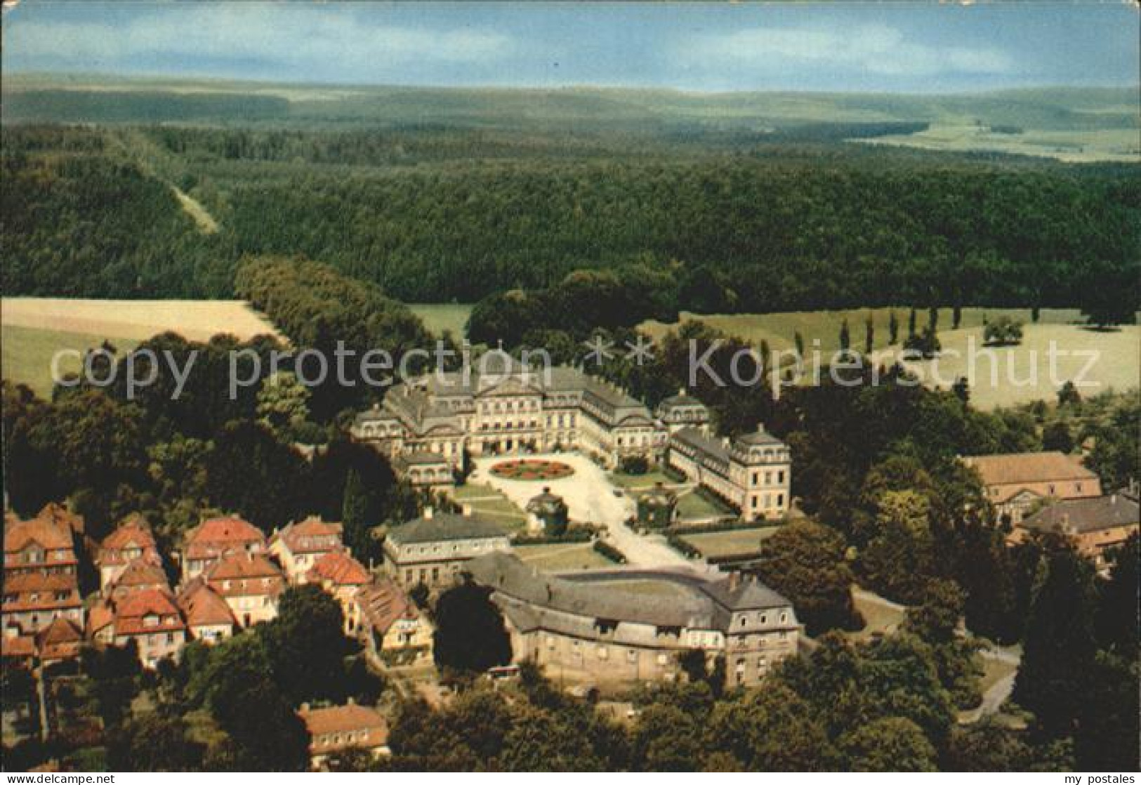 72310200 Arolsen Bad Fliegeraufnahme Schloss  Arolsen - Bad Arolsen